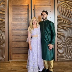 Sari 2 piece set / Lehenga